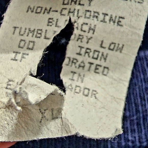 Looney Toons Six Flag 2001 Vintage Collaboration Shirt Blue Rare Clean Size XL - Picture 6 of 6